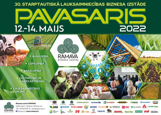 SIA LARTA 1 piedalās izstāde "Pavasaris 2022" RAMAVA