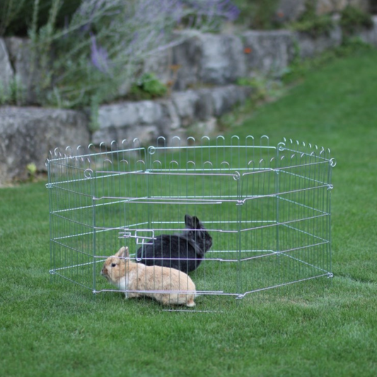 Āra būris trušiem un citiem mazajiem dzīvniekiem, 113 cm (6 elementu komplekts, 56.5 × 56.5 cm katrs) (Copy)