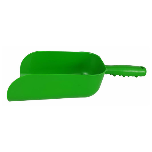 Barības lāpstiņa 1.5 kg, plastmasas, zaļš