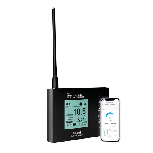 Elektriskā gana kontroles panelis FENCE WI-FI GATEWAY GW100 (DUO RF PDX un DUO RF EDX sērijas ģeneratoriem)