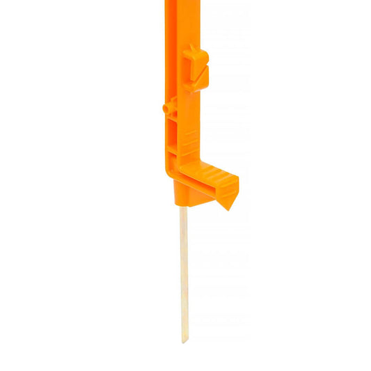 Elektriskā gana miets, 105 cm, 9 stiprinājumi, plastmasas, vienpusējs, oranžs