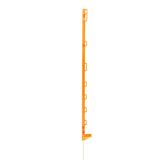 Elektriskā gana miets, 105 cm, 9 stiprinājumi, plastmasas, vienpusējs, oranžs
