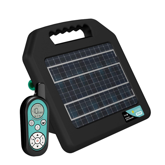 Elektriskais gans Fencee Solar DUO RF SDX08 ar pulti