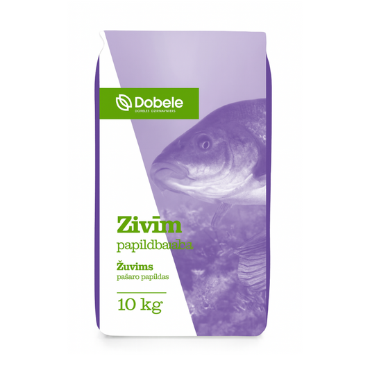 Papildbarība karpveidīgajām zivīm peldoša, Dobeles dzirnavnieks, 10 kg