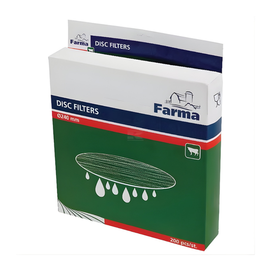 Piena filtri apaļie 240 mm Farma 200 gab.