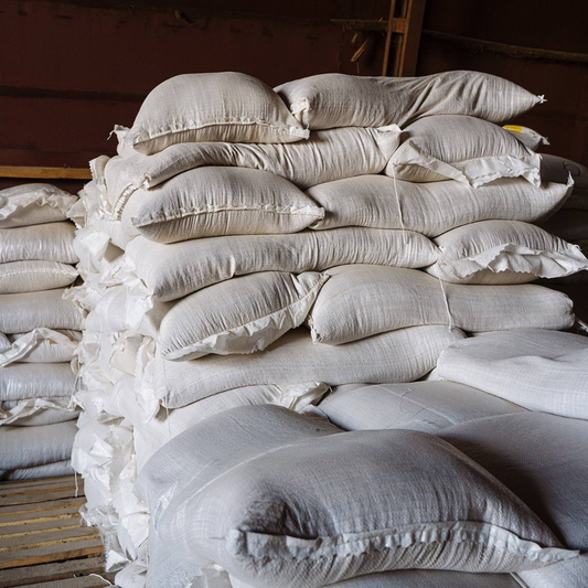 Polipropilēna maiss 65 x 105 cm, 50 kg, balts