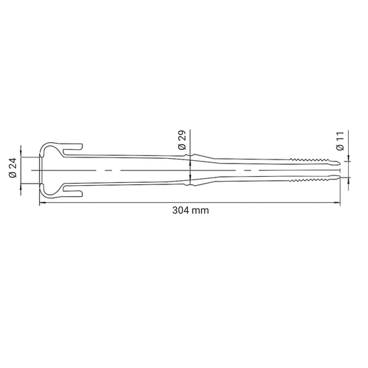 Pupu gumija 304 mm, DeLaval 928328-01