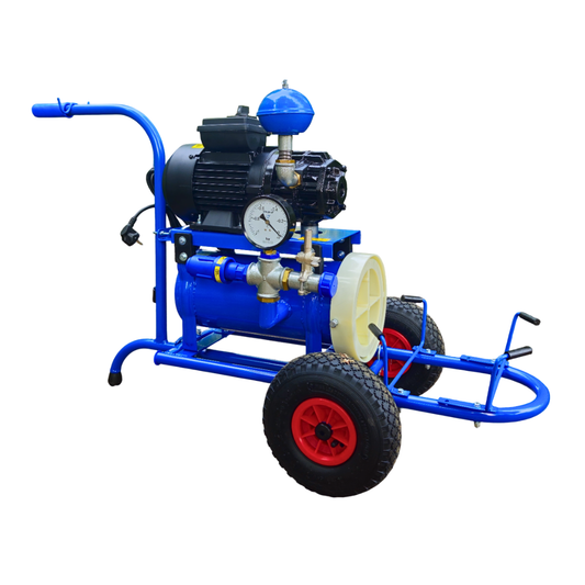 Slaukšanas agregāts ar diviem vakuuma krāniem ISAB.10.000-05-03, 220 V