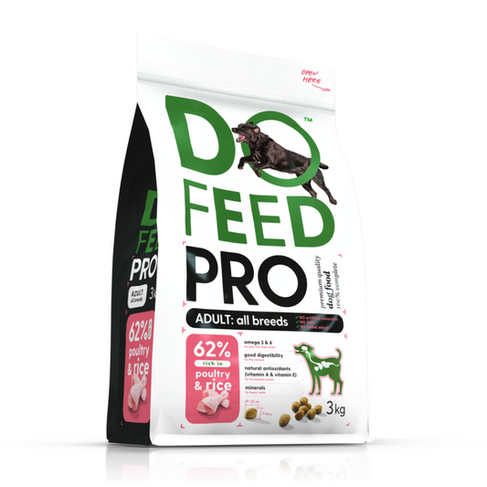 Suņu barība DoFeed PRO, Dobeles dzirnavnieks, 3 kg