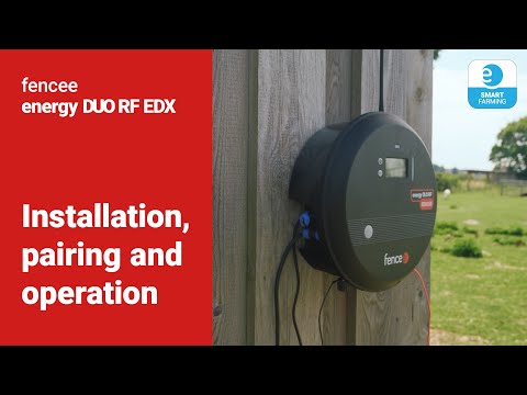 Elektriskais gans ar pulti Fencee DUO RF EDX100, 10J, 12V/230V