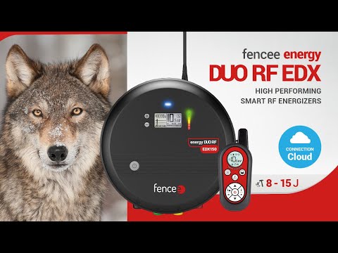 Elektriskais gans ar pulti Fencee DUO RF EDX120, 12J, 12V/230V
