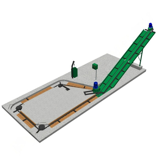 Belt conveyor 7.5 m, TSN KSG 9-01 (КСГ 9-01)