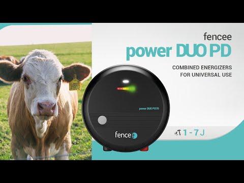 Elektriskais gans Fencee Power DUO PD50, 5 J, 12V – 230V