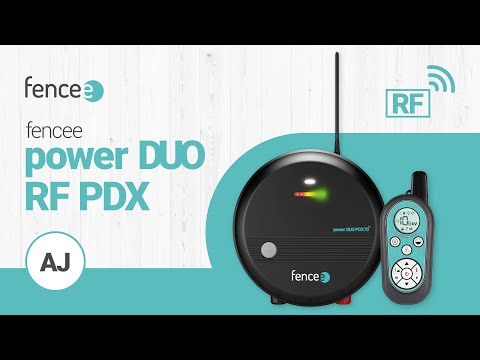 Elektriskais gans ar pulti Fencee power DUO RF PDX10, 1 J, 12V – 230V