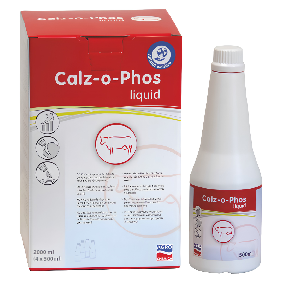 Kalcija un fosfora piedeva govīm Calz-o-Phos 500 ml