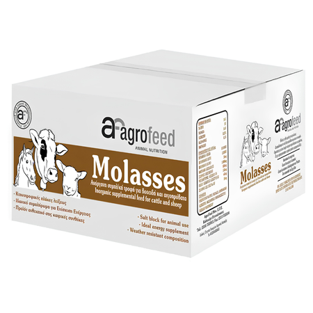 Laizāmā sāls ar melasi Molasses Block 10 kg