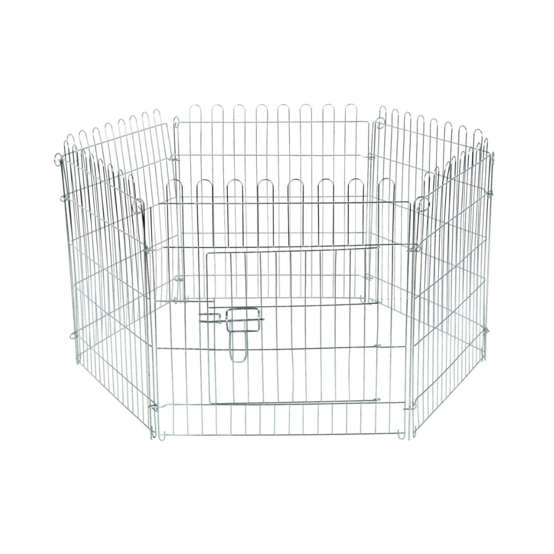 Āra būris trušiem un citiem mazajiem dzīvniekiem, 113 cm (6 elementu komplekts, 56.5 × 56.5 cm katrs) (Copy)