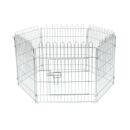 Āra būris trušiem un citiem mazajiem dzīvniekiem, 113 cm (6 elementu komplekts, 56.5 × 56.5 cm katrs) (Copy)