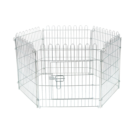 Āra būris trušiem un citiem mazajiem dzīvniekiem, 113 cm (6 elementu komplekts, 56.5 × 56.5 cm katrs) (Copy)