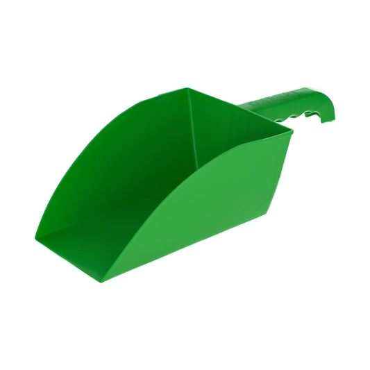 Barības lāpstiņa 1 kg, plastmasas, zaļš