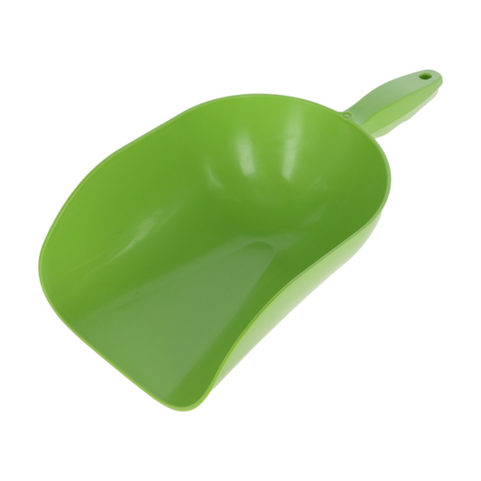 Barības lāpstiņa 2 kg, plastmasas, zaļš
