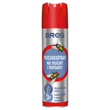 Aerosols pret lidojošiem kukaiņiem Bros Muchospray 400 ml
