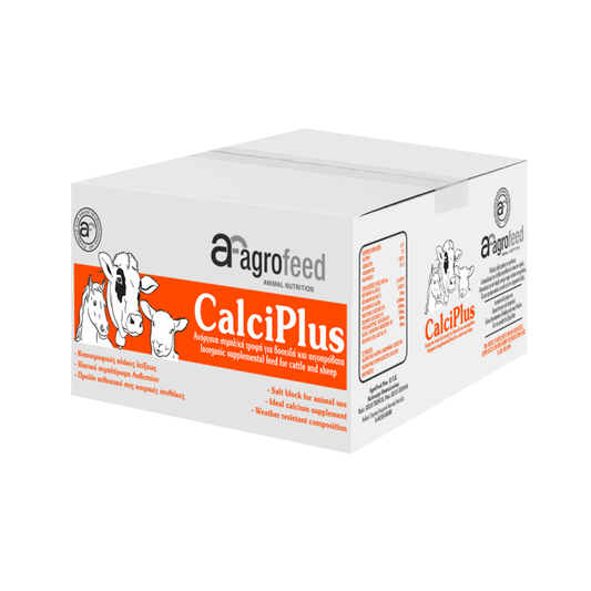 Sāls sarkanais ar kalciju un mikroelementiem, Calciplus Block, 10 kg