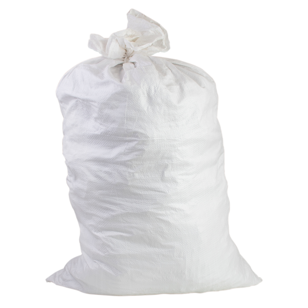 Polipropilēna maiss 65 × 105 cm 50 kg balts