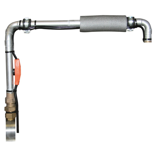 Cauruļu sildkabelis 12 m, 192 W, 230 V, ar termostatu