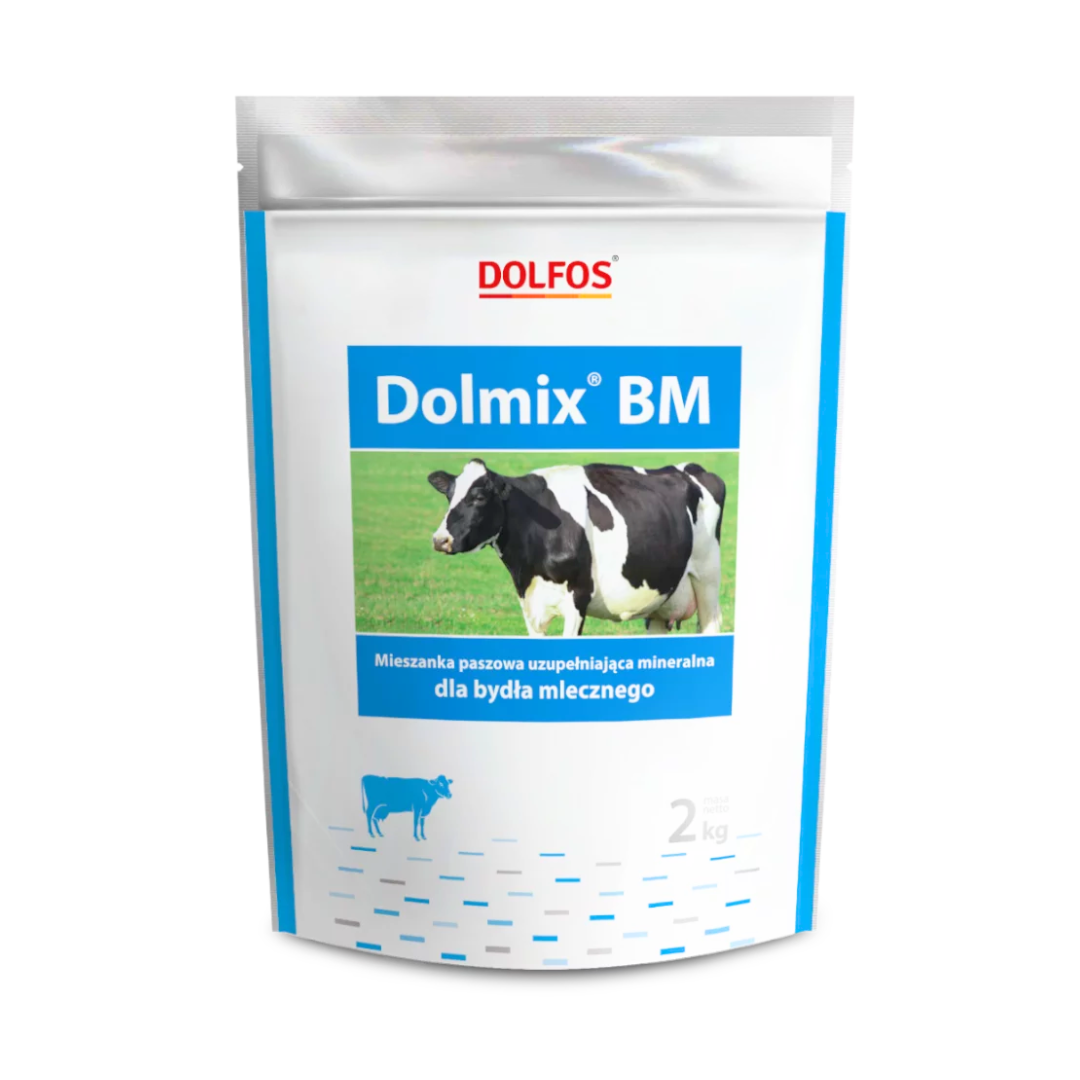 Paplidbarība liellopiem ar vidējo izslaukumu, Dolmix BM, 2 kg