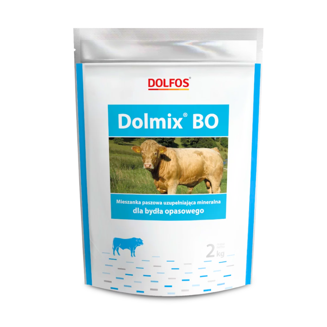 Papildbarība muskuļu attīstībai liellopiem, Dolmix BO, 2 kg