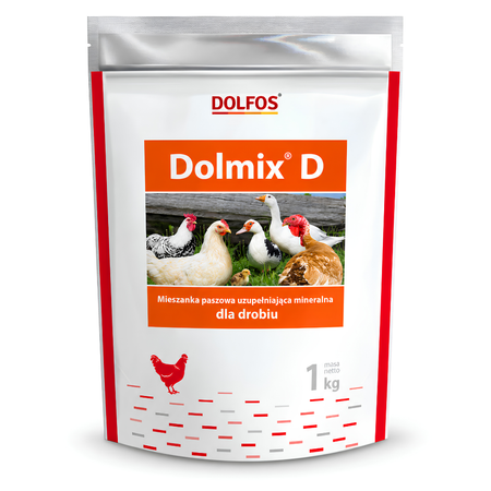 Dolfos Dolmix D vitamīnu un minerālvielu papildbarība mājputniem 1 kg