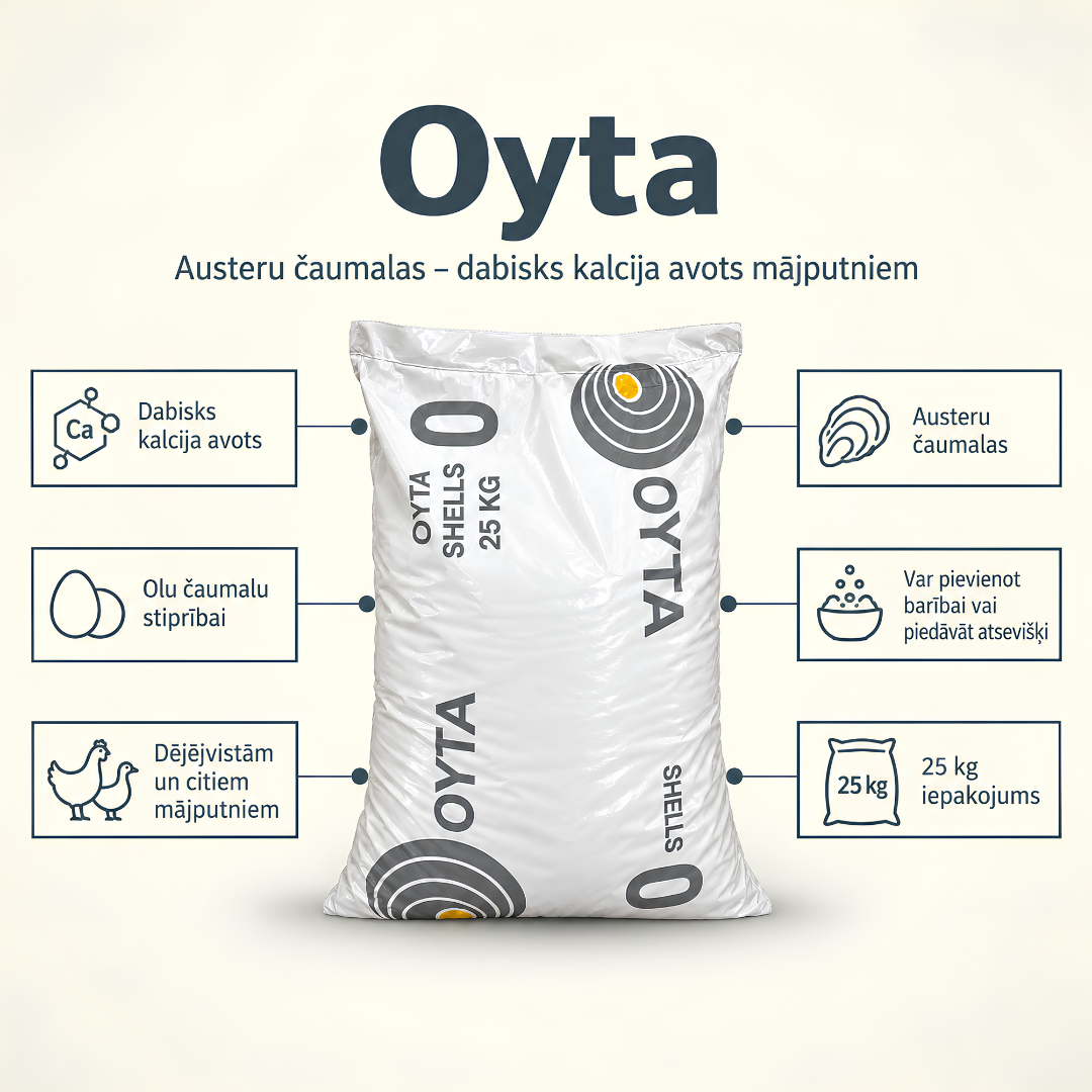 Dolfos Dolmix Oyta austeru čaumalas dējējvistām 25 kg