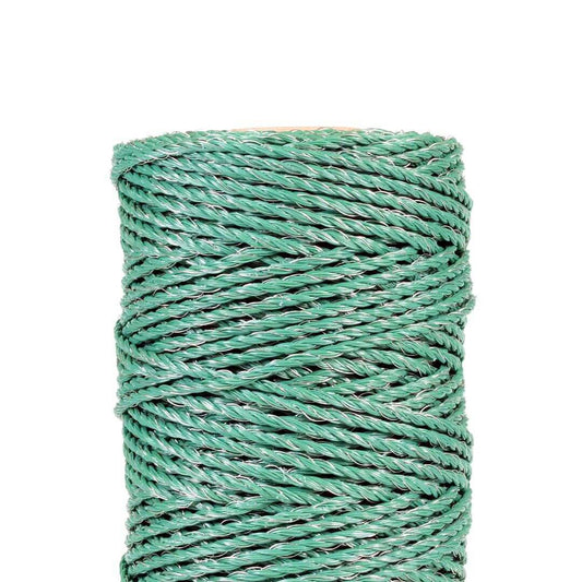 Elektriskā gana aukla 2.5mm/100m, zaļš