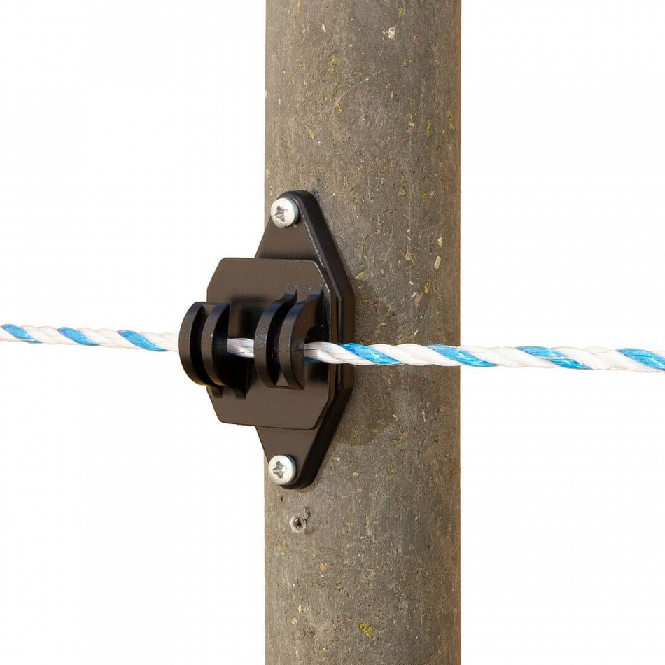 Elektriskā gana izolators auklām un virvēm līdz 8 mm, 10 gab