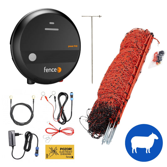 Electric fence kit for sheep