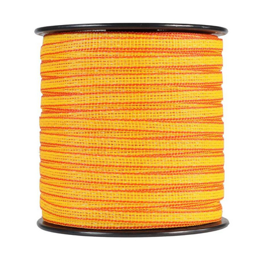 Elektriskā gana lenta 10 mm, 250 m, dzelteni-oranžā