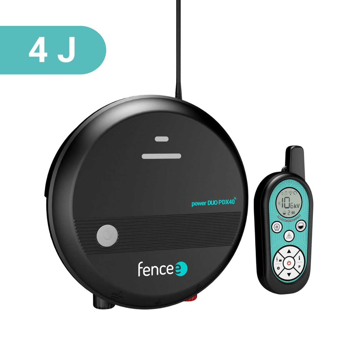Electric fence energizer with remote control Fencee power DUO RF PDX40 12V/230V