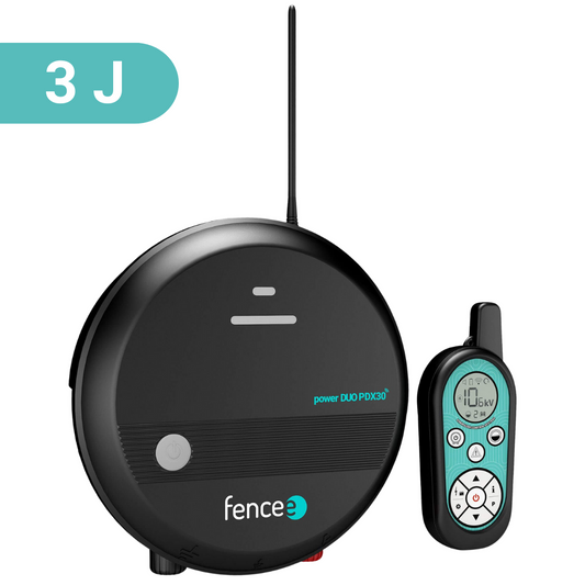 Elektriskais gans ar pulti Fencee power DUO RF PDX30, 3J, 12V/230V