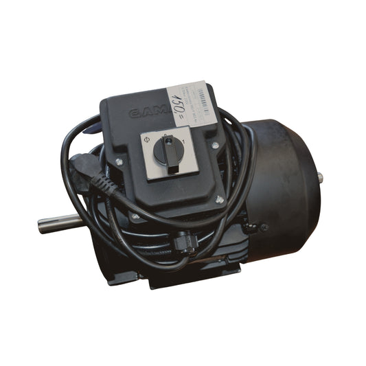Electric motor with flange, machined shaft, switch and cable MD.F 90 S 4a (220 V, 0.55 kW, 1420 rpm)