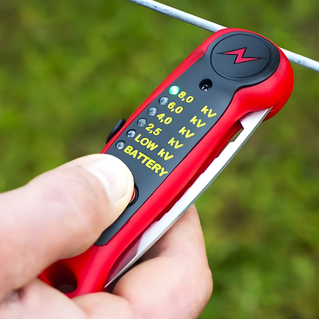 Elektriskā gana testeris Fencee Boundary Blade 8 kV ar kabatas nazi