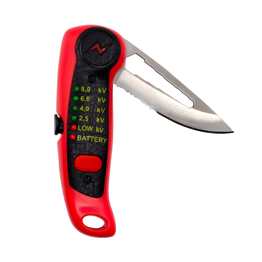 Elektriskā gana testeris Fencee Boundary Blade 8 kV ar kabatas nazi