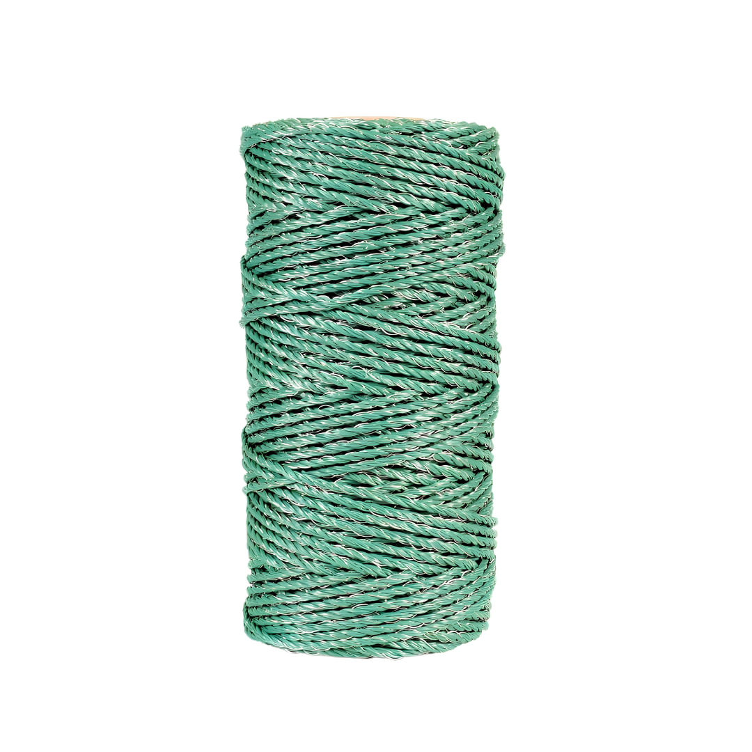 Elektriskā gana aukla 2.5 mm 100 m zaļa