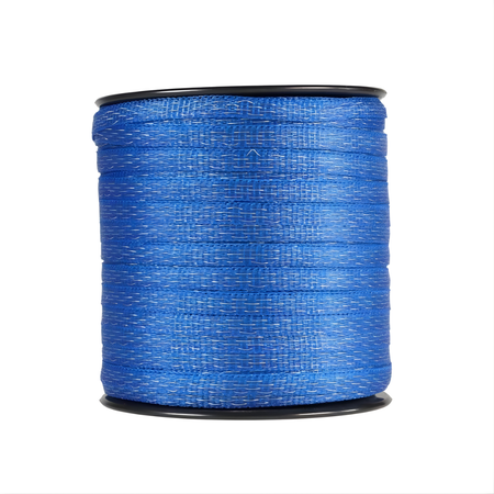 Elektriskā gana lente 10 mm 200 m zila