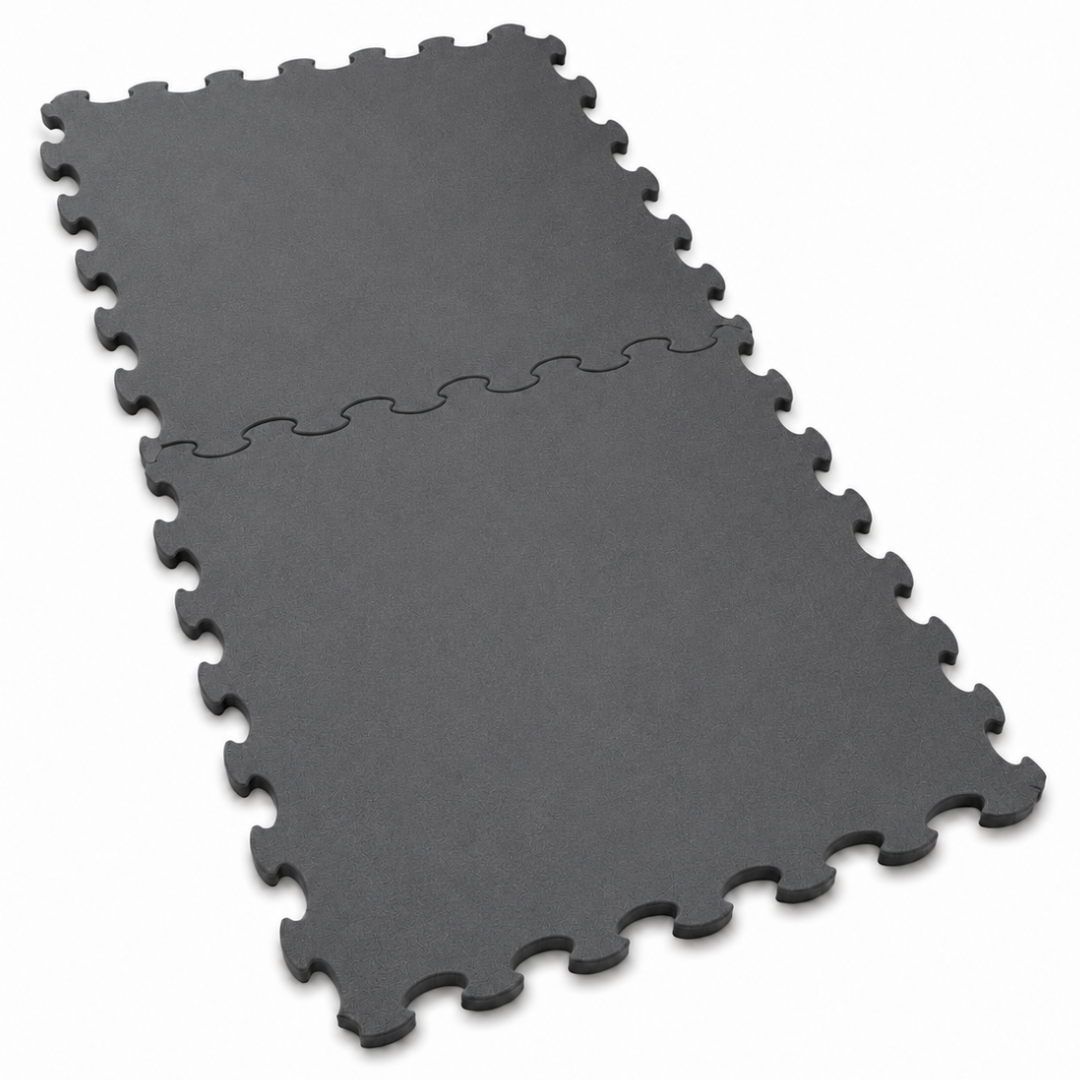 Gumijas plāksne Puzle SBR 105 × 105 cm × 22 mm melna