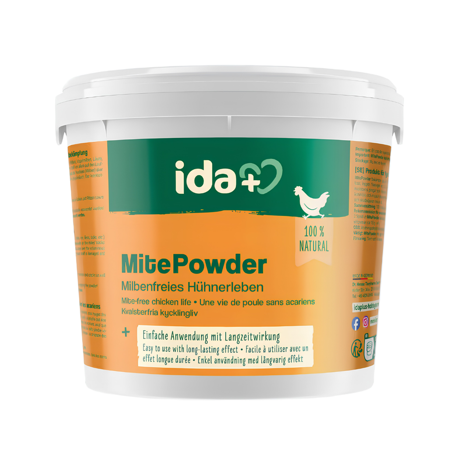 Pulveris pret putnu ērcēm vistu kūtīm IdaPlus MitePowder 250 g