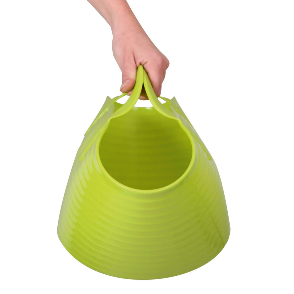 Mīksts spainis FlexBag 12 l zaļš