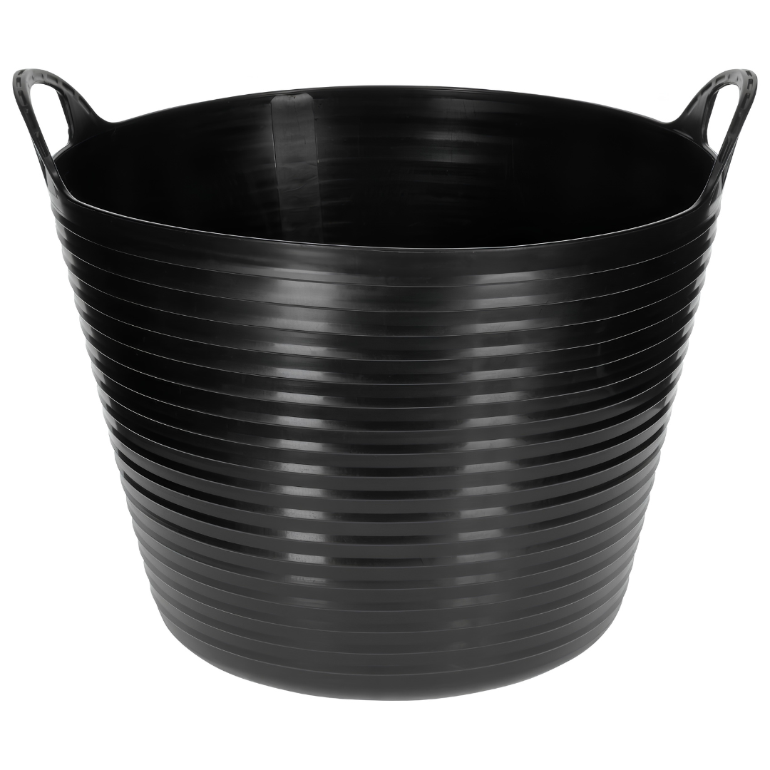 Mīksts spainis FlexBag 42 l melns