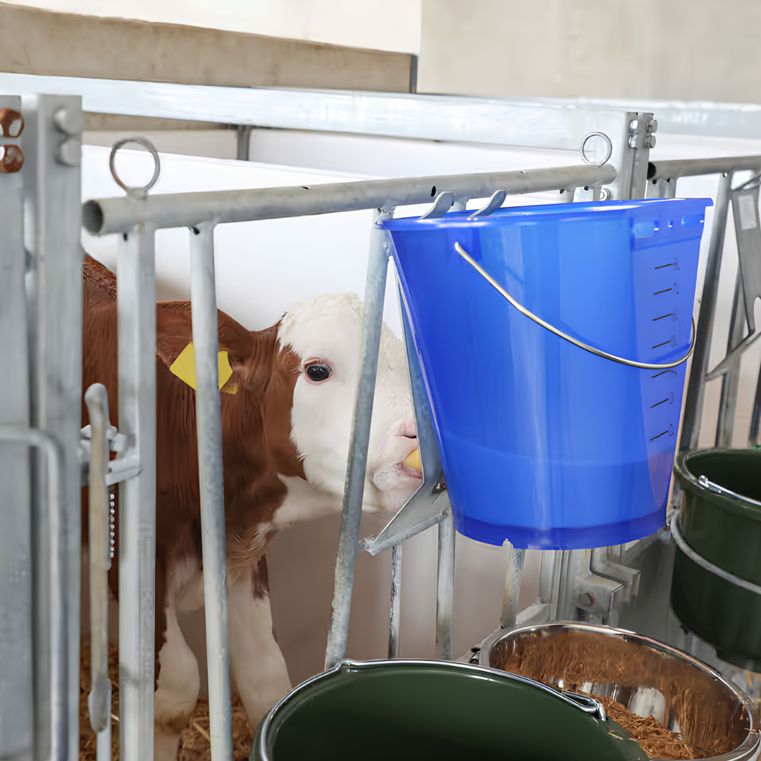 Teļu dzirdināšanas spainis Food Safe 8 l zils