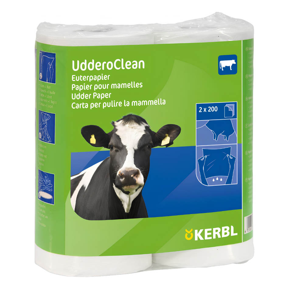 Tesmeņa papīrs UdderoClean 2 × 200 loksnes